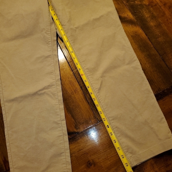 Khaki corduroy slim cut pants Size 16 Mid rise NEW - Picture 3 of 10